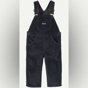 Patagonia Blue Corduroy Overalls Adjustable Straps
